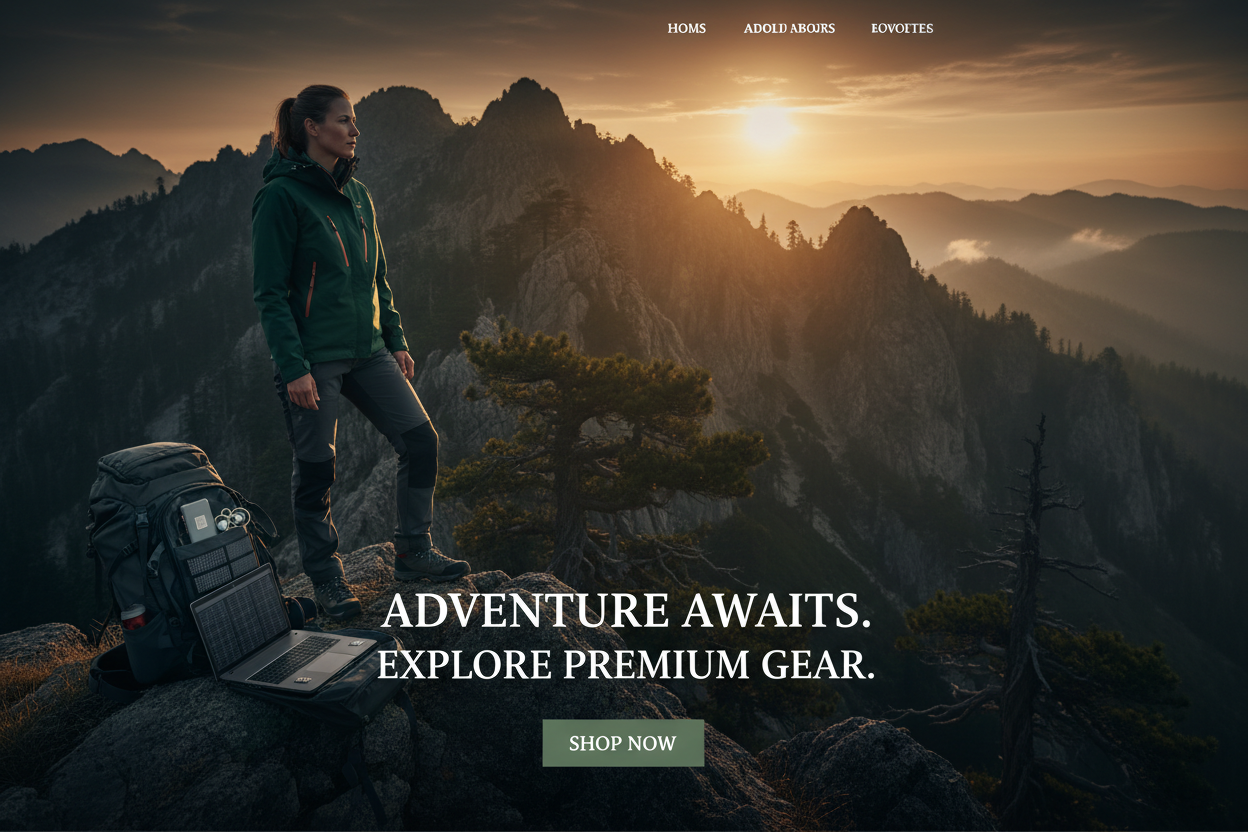Outdoor Lifestyle Hero Banner